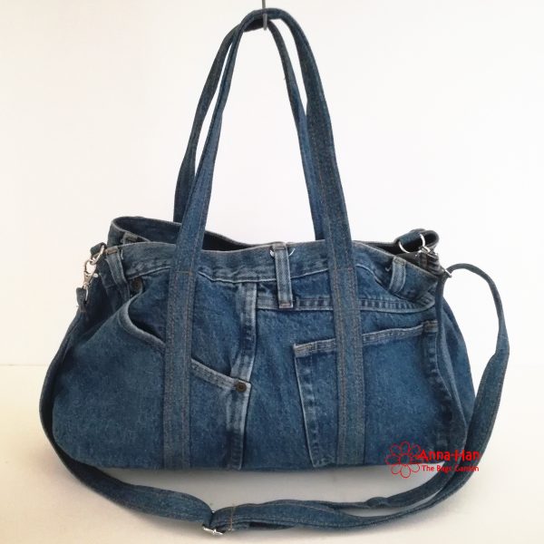 JB20 – Angelica Handcrafted Denim Bag - The Bags Garden