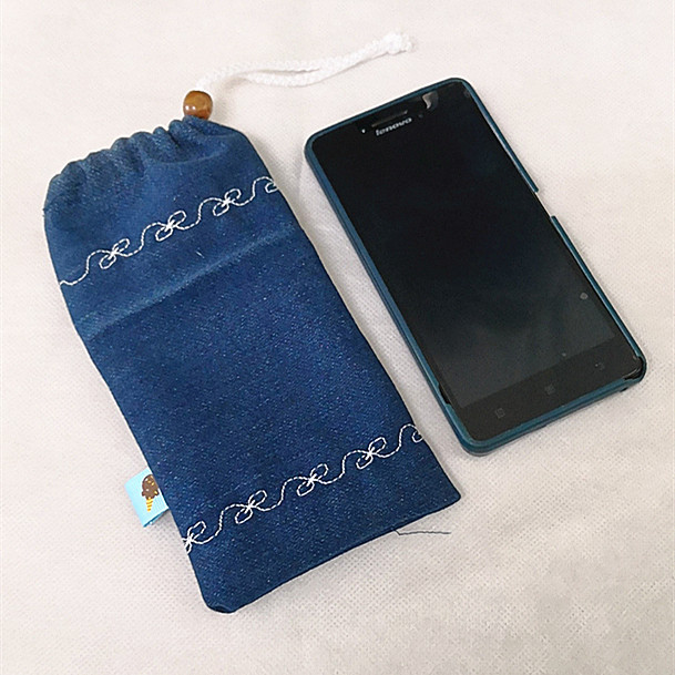 PA04-Smart Phone Drawstring Pouch - The Bags Garden